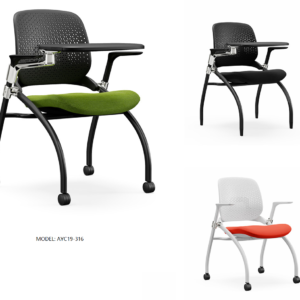 Training Chair with Writing Tablet & Casters